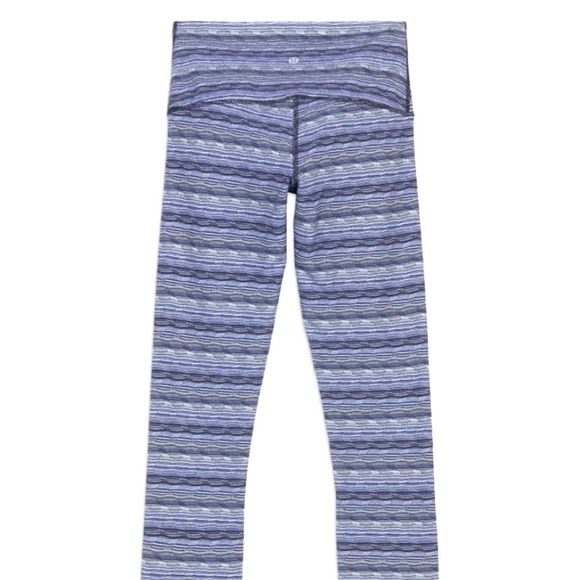 Lululemon Wunder Under Space Dye Twist Sapphire Blue Multi - Picture 6 of 10